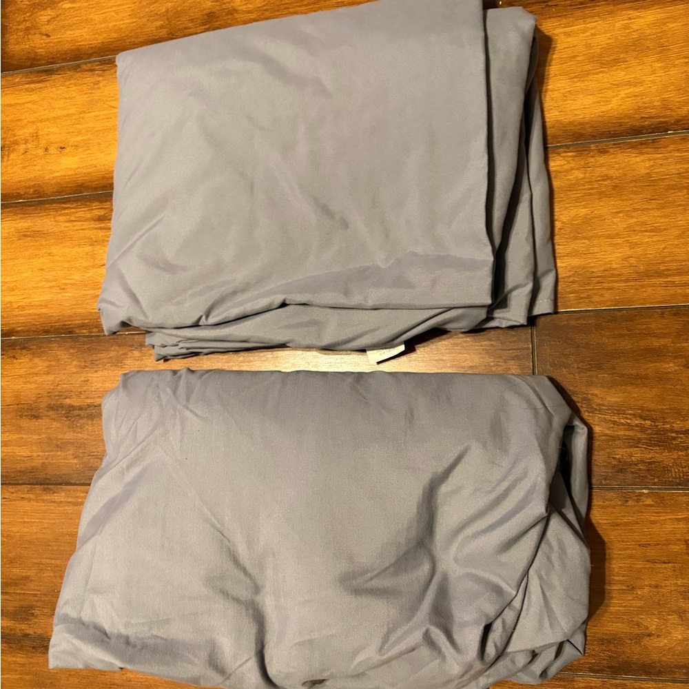 Gray/Blue Bed Sheets Set